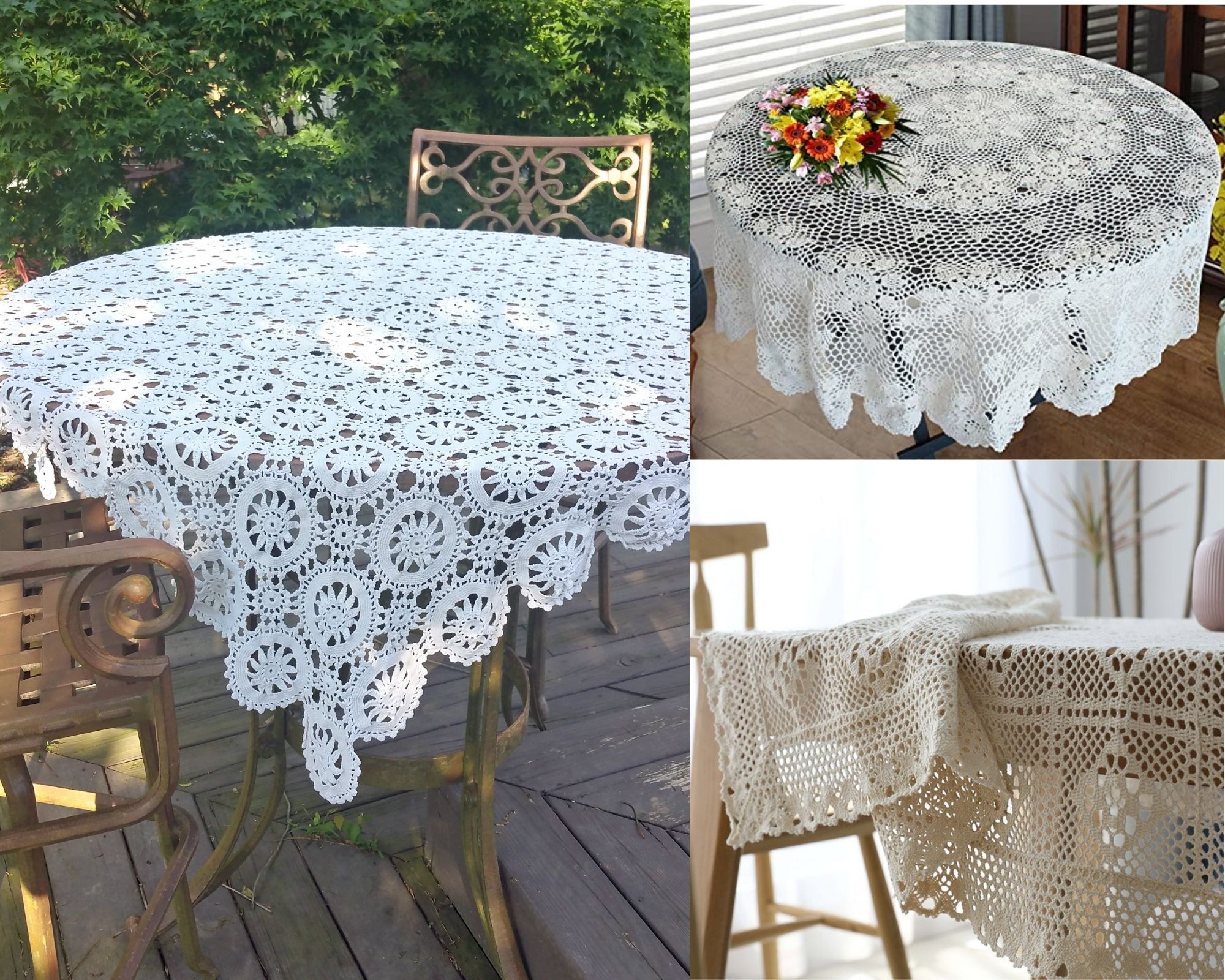 crochet tablecloths