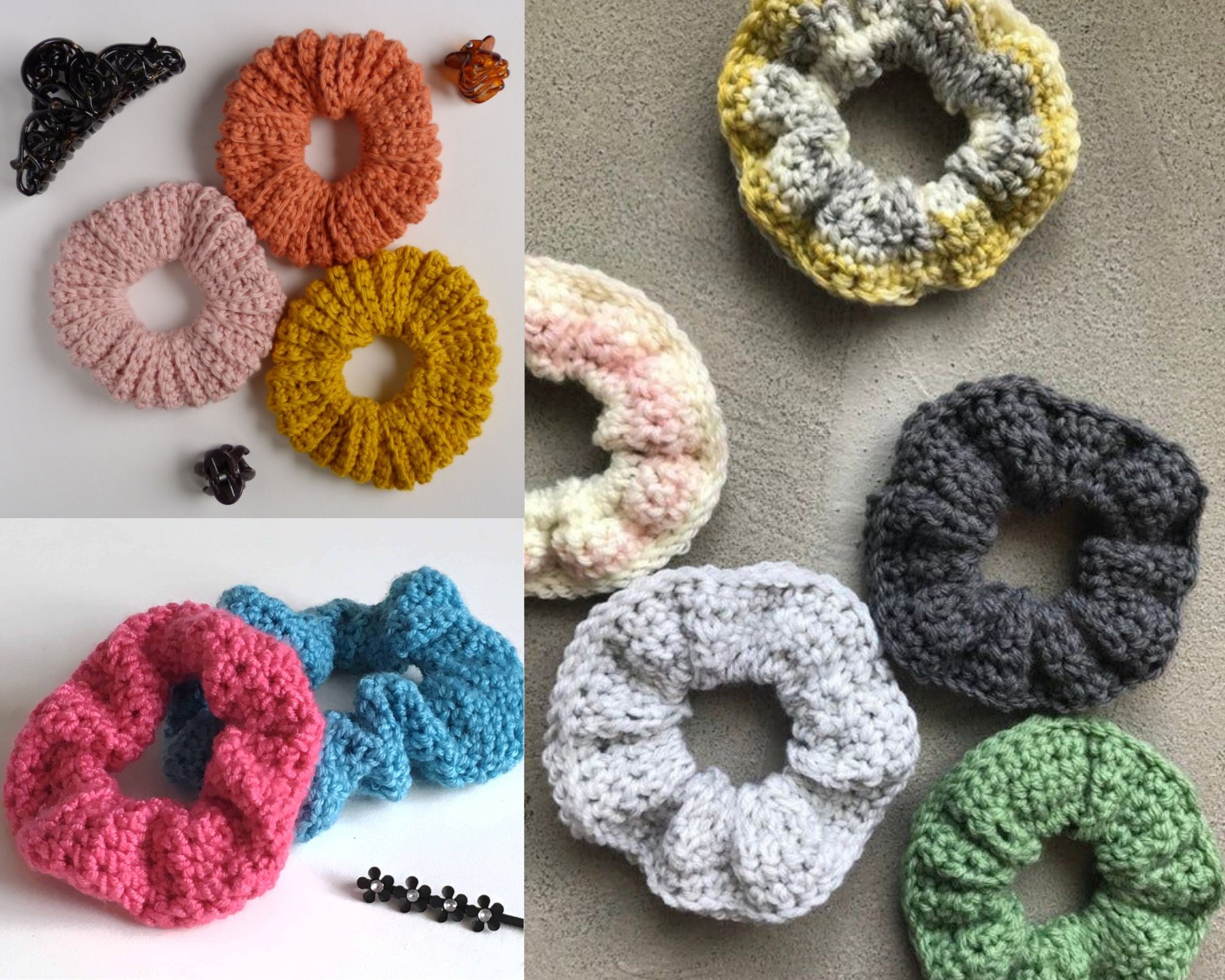 crochet scrunchie