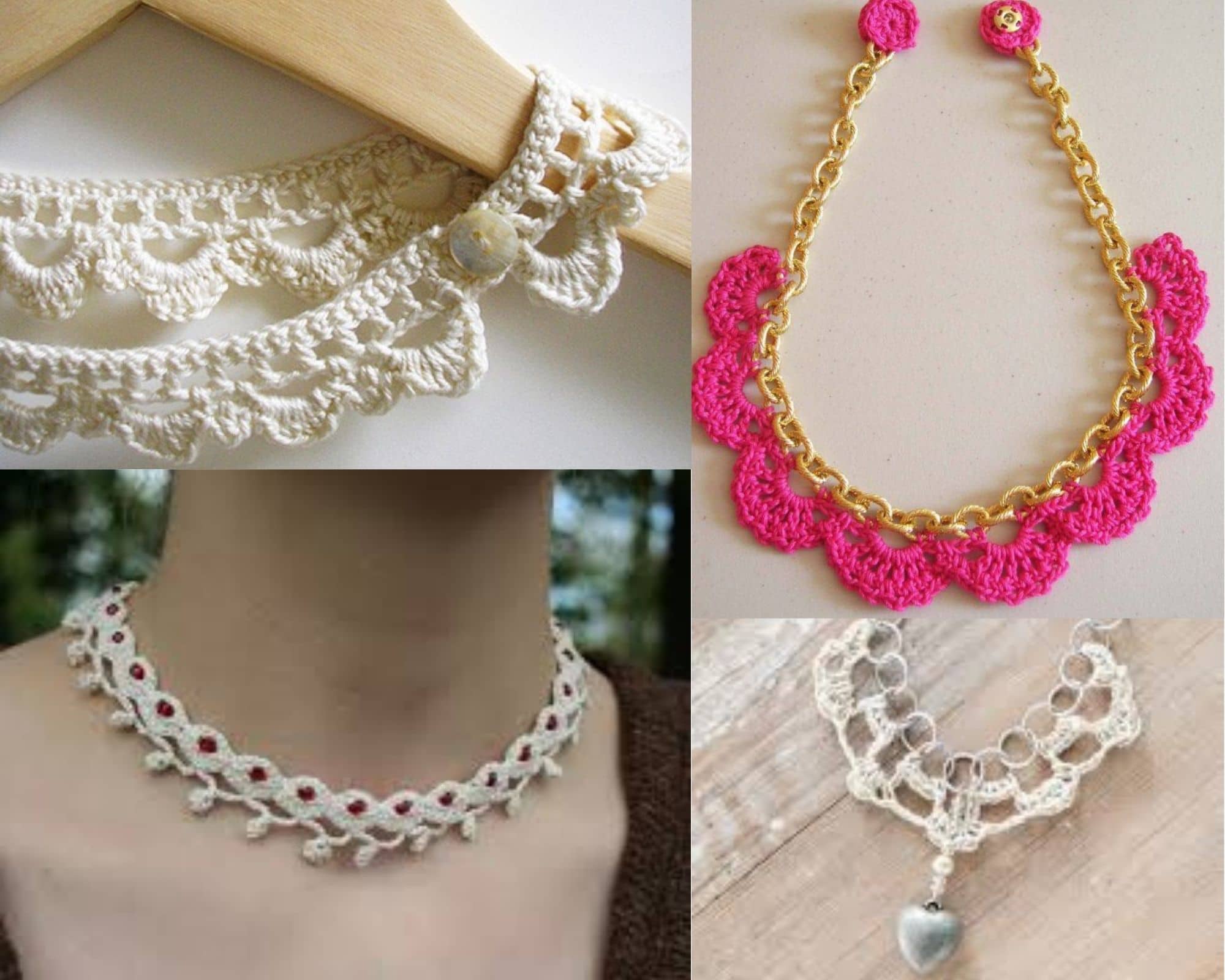 crochet necklaces