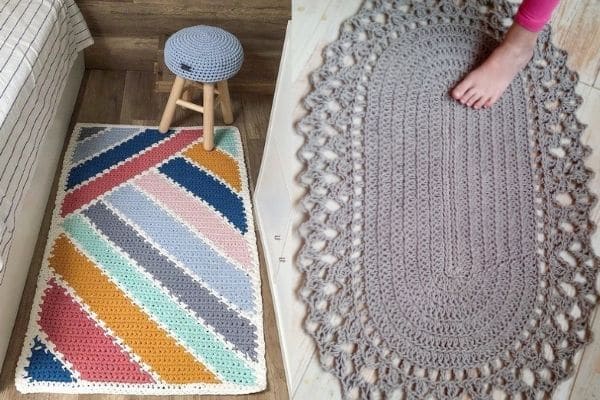 crochet rug runner