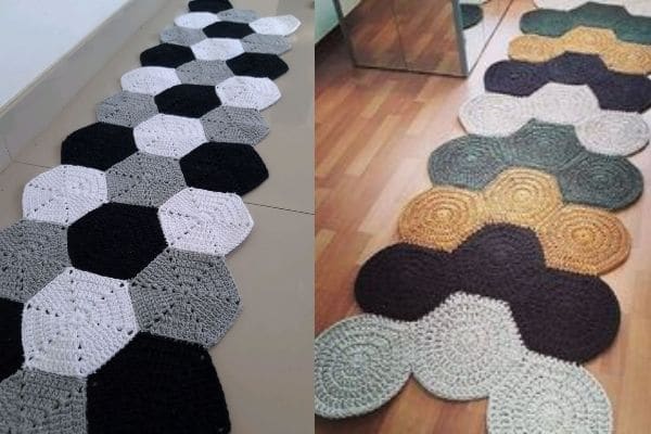 crochet rug runner 