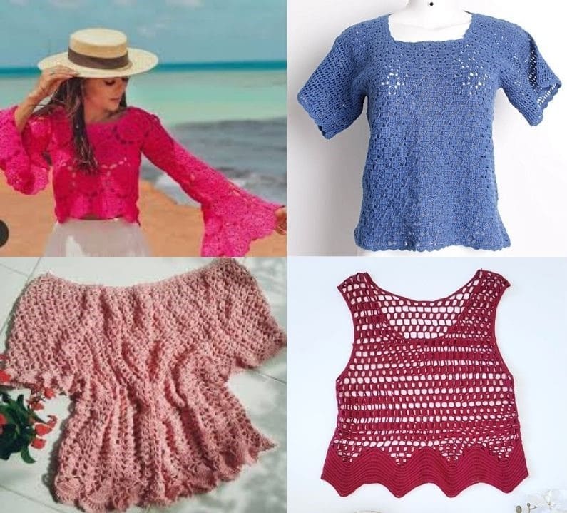 crochet blouses 