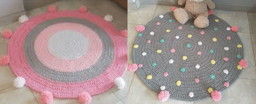 kids crochet rugs