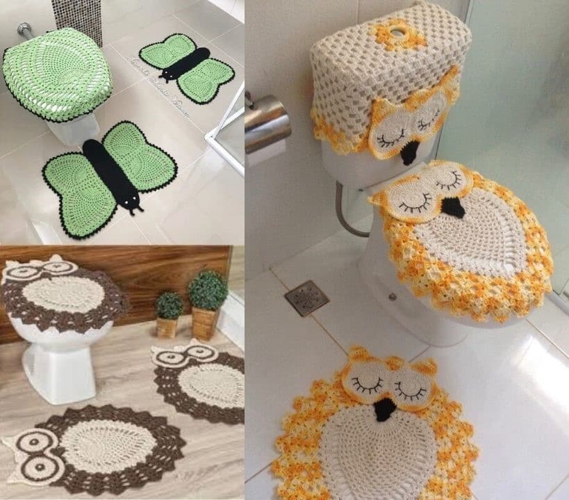 crochet rugs for the bathroom