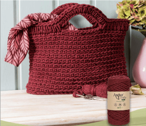 crochet handbag