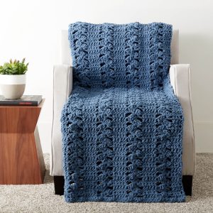 Cluster Panels Crochet Blanket